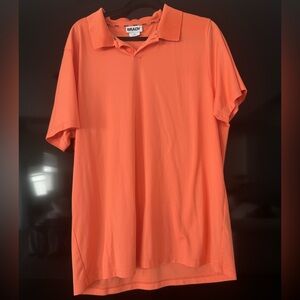 BRADY Orange Performance Polo Shirt — Made in Peru (XXL) Gym Workout golf